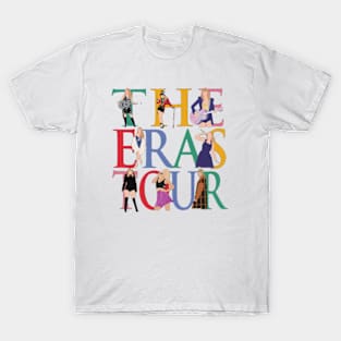 Colorful taylor Taylor Swift The Eras Tour Shirt, Swiftie Merch T-Shirt, Back And Front Shirt, Swiftie Eras Tour, Taylor Swift Fan, Vintage Gift, TS Tshirt T-Shirt